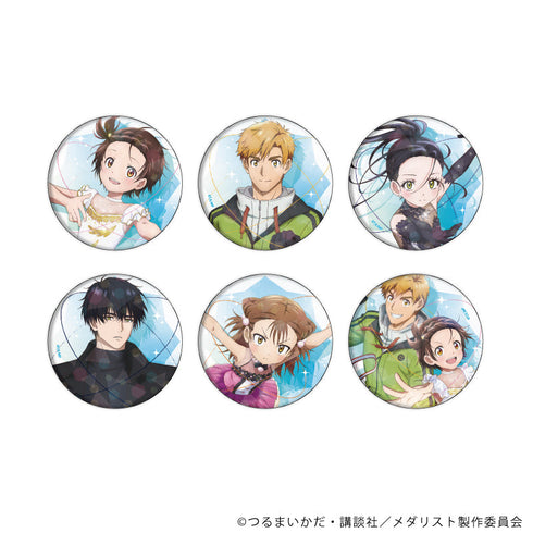 『メダリスト』ホログラム缶バッジ(57mm)01/BOX(全6種)(公式イラスト)